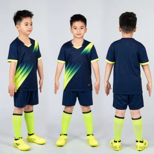 Shorts Boys Football Jersey Shorts Tracksuit Oddychany sport sportowy kamizelka piłkarska mundury mundury niestandardowe dla dzieci Zestawy odzieży sportowej