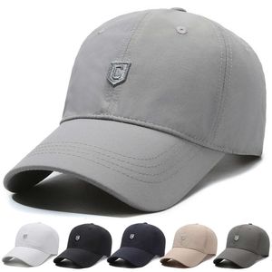 Hat Summer Outdoor Quick Drying Protection Thin Duckbill Hat for Sun Shading and Breathability, Men's C-letter Embroidered Baseball Cap