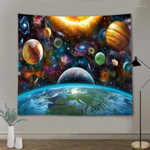 Tapestries Solar Syste Psyec Sp T H Pla All Hanging 60x51in Blanket Fo