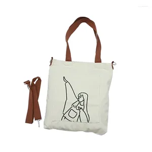 BAG COLLA DONNE DONNA CANVAS GIRL MODELLO GIORNI GIORNI GIORNALITÀ STUDI LIBRI CASSO CROVE COTON COTON CAMBA