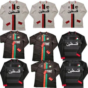 Long sleeved 24 25 Palestino Mens Top quality production fabrics Soccer Jerseys home away Training suit Palestine National Team JIMENEZ BENITEZ CORTES Football