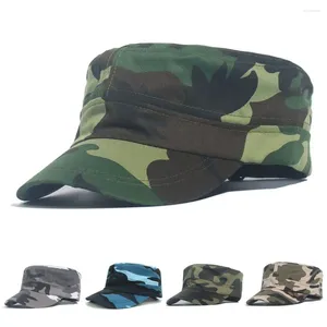 Berets Мужчины Женщины повседневные камуфляж Anti-UV Army Hat