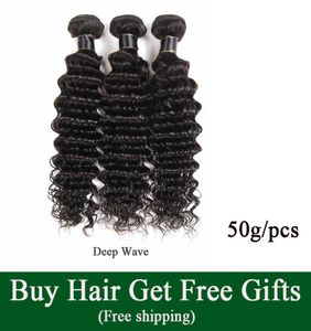 Raw Indian Virgin Hair Vendors Water Wave Human Hair Weaves Bundles Cheap Brazilian Peruvian Malaysian Remy Hair Extensions Deep W8780039