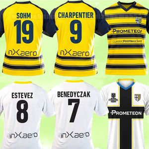 23 24 Parma Calcio Soccer Jerseys Bernabe 2023 2024 Charpentier Benedyczak Maglia da Calcio Man Mihaila Sohm Camara Estevez Bonny Football Shirt Mensey Jersey