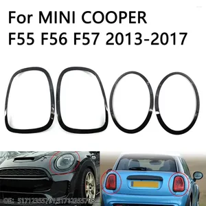 Beleuchtungssystem 2PCS Schriftart/hintere Lampenrahmen-Scheinwerfer-Trimmring für Mini Cooper F55 F56 F57 2013-2024 51712355791 51712355798