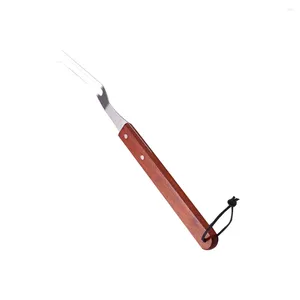 Verktyg Barbecue Fork Sausage Chicken Steak Grill Portable Outdoor Garden Camping Picnic Travel BBQ