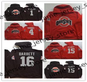 Custom Ohio State Buckeyes сшита ручной толчкой.