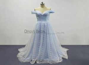 2018 A-line wieczorowe sukienki z okręgowym pociągiem Bling Bling Lace Fairy Elegancka Princess Prom Solens Real Images6858604