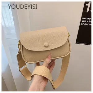 Bolsa feminina de Match YouDeyisi de cordão: Smalt Saco Quadrado Estilo Ocidental Um ombro Mensageiro Simples de ponta de ponta