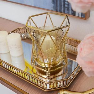 Candle Holders Wedding Bedside Tables Aesthetic Room Vintage Centerpiece Decorative Portavelas Home Decor WW50CH