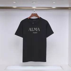 Moda Tee Men Designer T Camisetas redondas Camiseta de manga curta para homens e mulheres Tees streetwear casais Tamanho da camiseta S-xxl