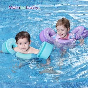 Mambobaby Baby Float Swimming Ring Aid Vest med armvingar Floats Swim Trainer Icke -inflatable Buoy för Beach Pool 240415