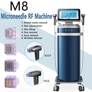 New 4 Tips Fractional RF Microneedling RF Machine Microneedle Skin Care Tightening Anti Wrinkle Scar Remover Radio Frequency Therapy Beauty Equipment