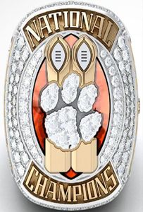 2018 2019 Clemson Tigers letzte nationale Meisterschaftsring -Fan -Männer Geschenkgroßhandel Drop Shipping9995259