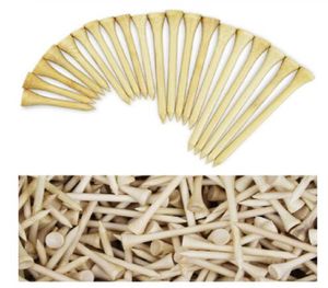 PACCHETTO DI 100 TEES GOLF TEES BAMBOO TEE GUOLS POLLI PERSONALI DI 4 DORMA DI 4 DISIZI Disponibili più forti delle magliette in legno Drop Drop Ship9305588