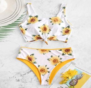 Biquíni de impressão Setwearwear Mulheres Bikinis Bikinis Push Up acolchoado Two lados Mato de banho Bikinis reversable Bikinis 20209074895