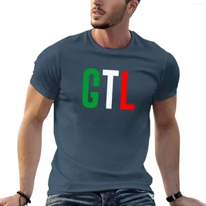 Men's Polos Jersey Shore-Camiseta GTL Roupas estéticas Roupas de anime Tees de camisetas gráficas masculinas grandes e altas