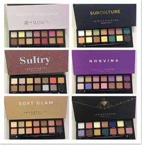 Beverly Hills Riviera Sultry Norvina Modern Renaissance Prism Soft Glam Matte impermeabile Makeup 14 Color Oye ombre Pale4762403