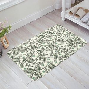 Dywany pieniądze dolara wzór podłogowy wejście do drzwi salon kuchnia dywan bez poślizgu dywan w łazience draperat wystrój domu