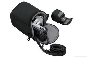 Camera Bag Case Pouch For A5100 A5000 A6000 A6300 RX1R II NEX5T 5N 5R 6 7 F3 3N Canno M2M5M6M10M50 With Shoulder Strap 240418