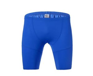 Men039S Shorts Mens Compression 34 byxor snabb torr elasticitet spandex joggare tights fitness mager leggings byxor7919334