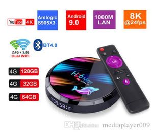 H96 MAX X3 SMART 90 Android TV Box YouTube 8K Google Dual WiFi BT Amlogic S905 X 3 4G 32G eller 64G 1000M LAN Port vs X96 Max Plus T5110120