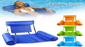 Sommer aufblasbare Schwimmer schwimmende Wassermatratzen Hängematte Lounge Chairs Pool Float Sports Spielzeug Teppichzubehör