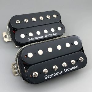 Cavi Copertura nera Alnico 5 Pickup per chitarra 2 fili schermati HH Bridge and Neck Humbucker Pickups