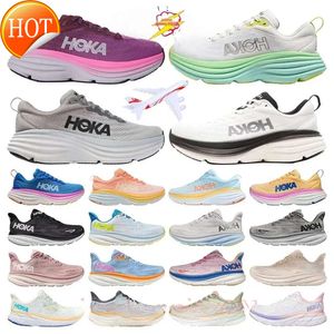 2024 Clifton 9 Running Shoes Womens Platform Sneakers One Bondi 8 Men Blakc White Harbour Mens Women Trainers Runnners 36-45