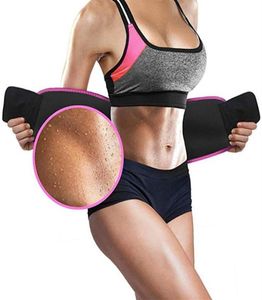 Tränare för kvinnor andas svettbälte midja cincher trimmer body shaper girdle fat bränna magen bantningsband för vikt LOS38238274