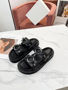 Дизайнерские женщины мужские тапочки Louse Sandals Fashion Sandal Woman Mens Luxury Slides Beach Shoes Lose Saled Black Gingham Print Platform Летняя роскошная 0409