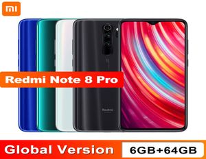 Stokta Global Sürüm Xiaomi Redmi Note 8 Pro 6gb 64GB akıllı telefon 64MP Dörtlü Kamera Helio G90T Sekiz Çekirdeği 4500mah NFC9550333