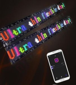 Moduły 1 metr USB Bluetooth RGB Programowalne Elastyczne 16 192 pikselowe moduł LED Wyświetlacz macierzy znaków znaków Android IOS Application 1222285