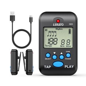 Кабели Lekato Digital LCD Electronic Metronome Clip для пианино -гитарной флейты барабан