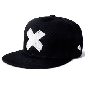 Letter X Caps Hip Hop Male Bone Baseball Cap Adult Men Women Hat Female Band Rock Baseball Flat Hats Fitted cap 240327