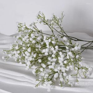 Dekorativa blommor 52 cm Gypsophila Artificial Wedding Diy Bouquet Decoration Arrangement Plastic Fake Flower Garden Home Decor