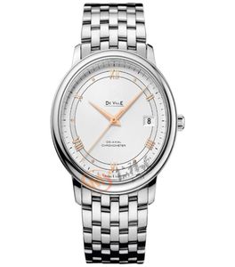 De ville 42410372002002 Top Brand Luxury Digital Casual Watch Men Business Geneva Wristwatch Automatic Mechanical Fashion Wri5953374
