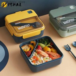Bento Boxes Vishal 1L Square Camera Plat Lid Lunch Lunch Box