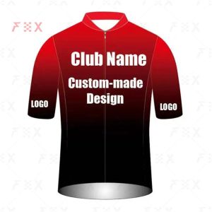 Szorty 2021Factory Custom Cycling Jersey DIY Jersey 19D Gel Pad BIB Shorts Bike Racing Team Biker Męski garnitur rowerowy