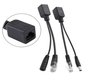 Zestaw Adaptera Adaptera Over Over Ethernet Poe Zestaw rozdzielający kabel Poe Cable RJ45 Wtryskiwacza do mini aparat IP Telefonia internetowa 2759060