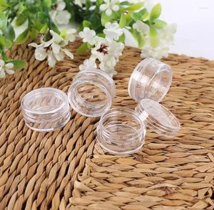 Storage Bottles Wholesale 5G High Grade Nail Art Glitter Dust Powder Empty Case Box Clear Pots Bottle Container