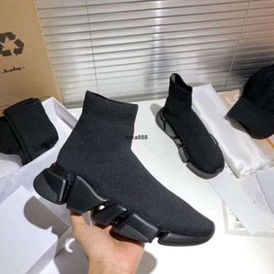 2023 Luksusowe marki designerskie buty Buty Treaker Speed ​​Sneaker High Platform Mężczyźni Kobiety Oddychane buty sportowe