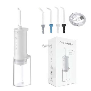 Irrigadores orais Limpador dental portátil Alta pressão Floss Removendo manchas e pedras elétricas H240415