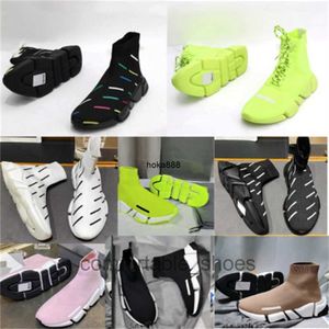 Designer Socks Casual Shoes Platform Runner Sneaker Sock Shoe Master präglade sneakers hastigheter stövlar män kvinnlig tränare