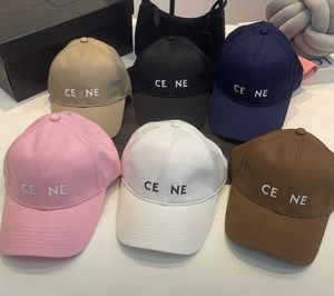 Lüks Beyzbol Kapağı Kadınlar Erkekler Yaz Sıcak Tasarımcı Kız Lady Mens Mektubu Nakış Top şapka Kapakları Casquette Katı Göğüs Güneş Kapakları Şapkalar Unisex