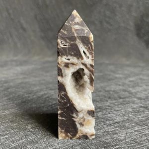 Decorative Figurines 106g Natural Sphalerite Wand Point Polished Quartz Crystal Tower Healing Obelisk
