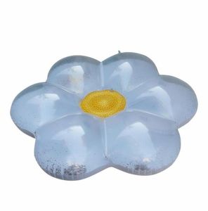 Floats infláveis Tubos de 160 cm de flor branca Flutuar lantejas de água piscina de água brinquedo2256070