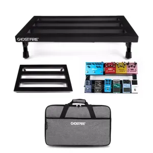 Cables Ghost Fire Different Size Aluminum Alloy Super Light Portable Guitar Pedal Board Effect Pedalboard With Carrying Bag