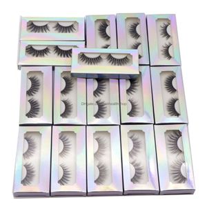 False Eyelashes 3D Mink Lashes 16 Styles Faux Natural Long Dramatic Tra Wispies Fluffy Eyelash Fl Strips Fake Eye Lash Extension Makeu Dhrsa