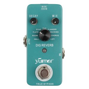 Cables Digital Reverb pedals Shining Digital Reverb With 9 Reverb Types Electric Bass Guitar Pedal Effect Pedal Yuimer